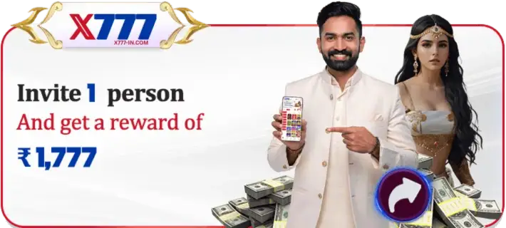 X777 promotional banner.